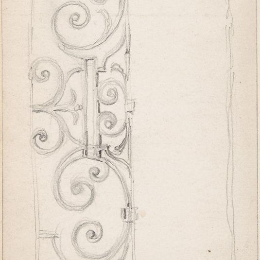 Ornamental Ironwork on a Window or Shutter