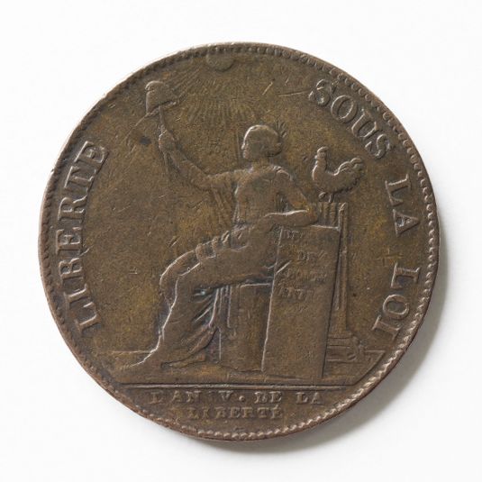 Pièce de deux sols de Monneron, 1792
