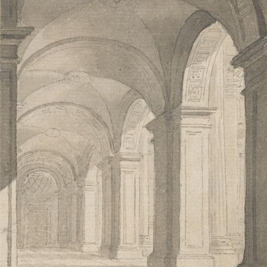 Colonnade with Vaulted Roof
