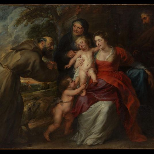 The Holy Family with Saints Francis and Anne and the Infant Saint John the Baptist
