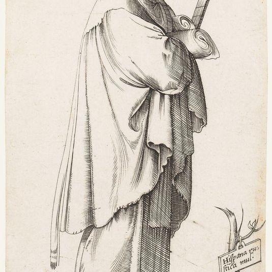 Costume Plate: Hispana Rustica mul. (with cloth and fan)