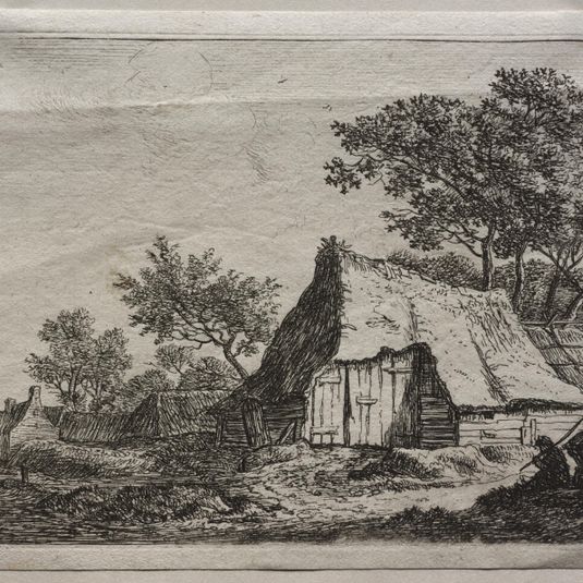 Twelve Landscapes: Plate I, The Small Hamlet
