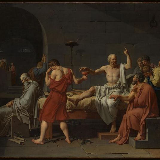 The Death of Socrates, David
