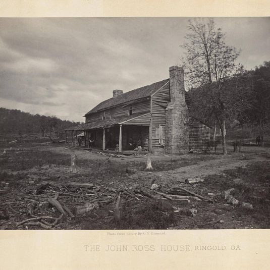The John Ross House from the album Photographic Views of Sherman's Campaign