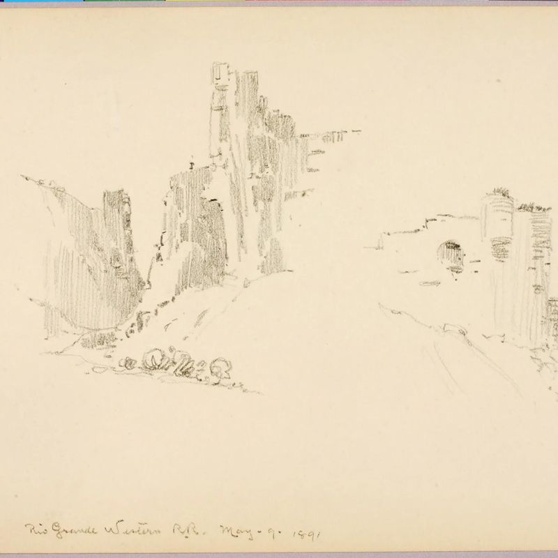 Castle Gate, Rio Grande Western Railroad