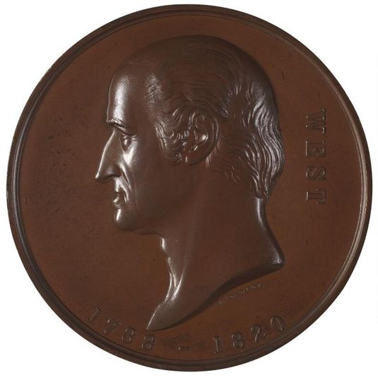 Benjamin West; James Wolfe (on reverse)