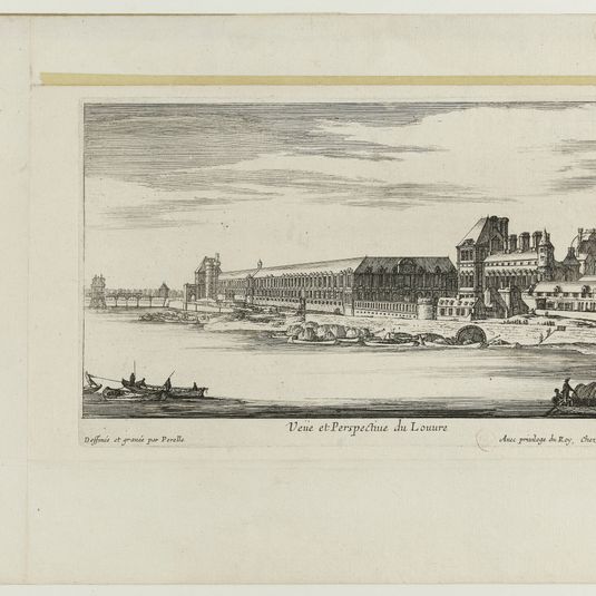 Veüe et Perspective du Louvre