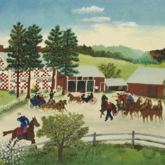 The Old Checkered House, 1853