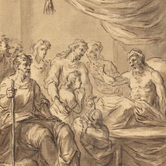 Jacob Allowing Benjamin to Go to Egypt with His Brothers