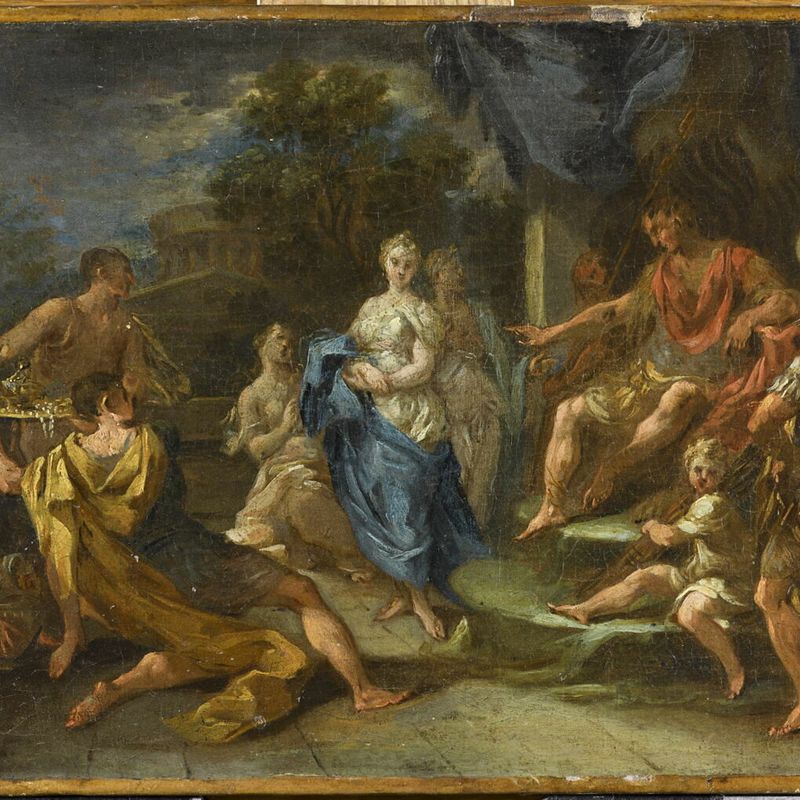 The Continence of Scipio (sketch)