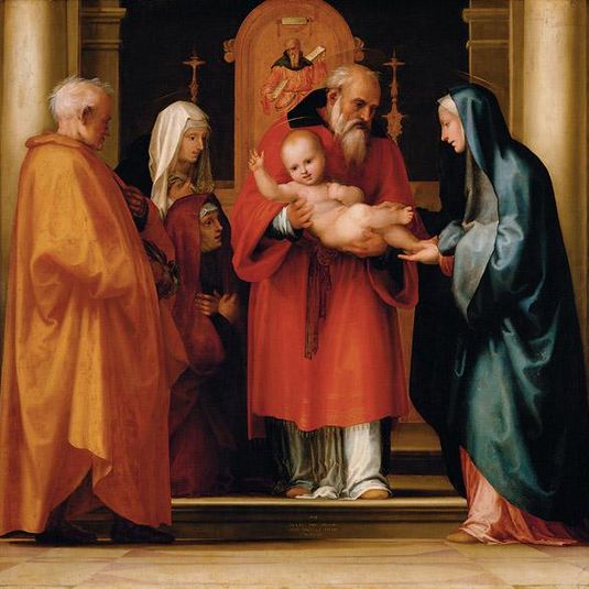 The Scene of Christ in the Temple