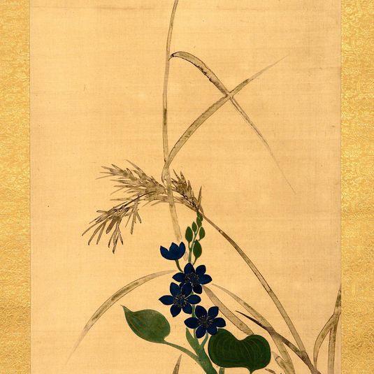 Flowers and Bird