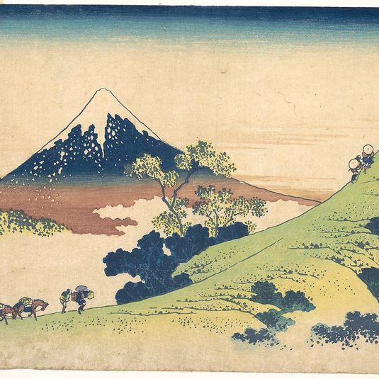冨嶽三十六景 甲州犬目峠