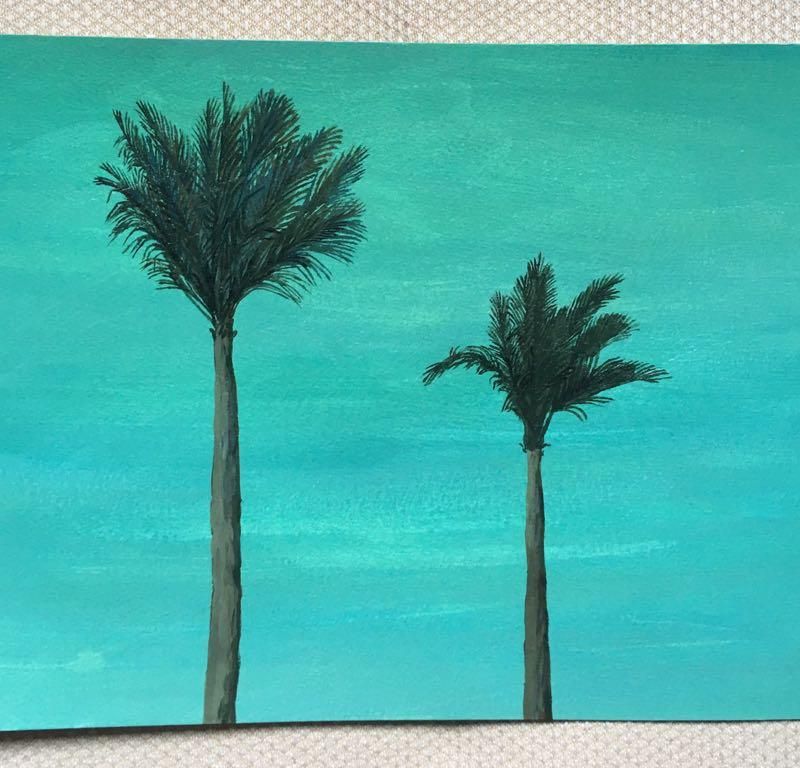 Evening Palms