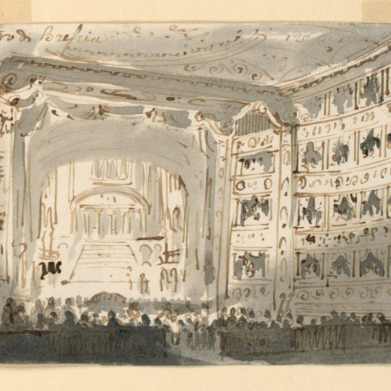 Interior of Theatre at Brescia