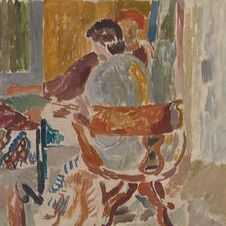 Vanessa Bell at Her Easel