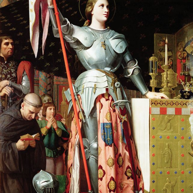 Jean-Auguste-Dominique Ingres - Joan of Arc at the Coronation of King Charles VII in Reims Cathedral Smartify Editions