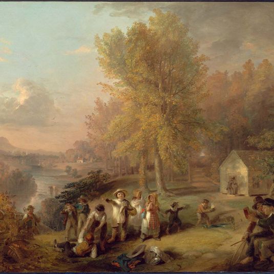 Dismissal of School on an October Afternoon