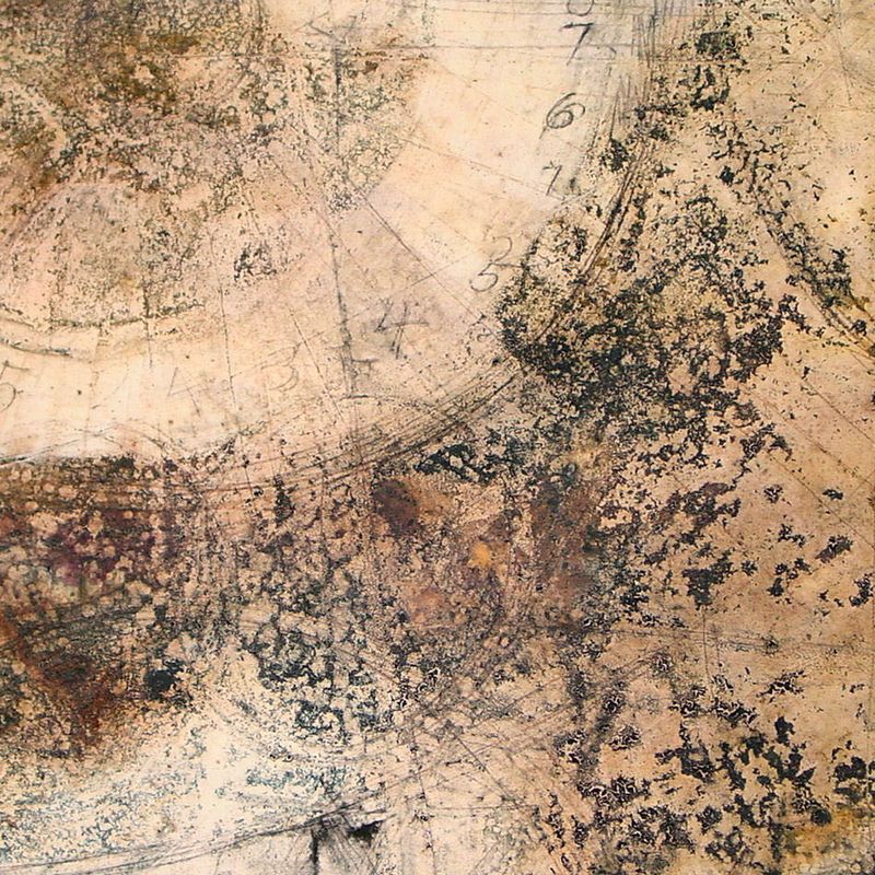 Untitled (Brown & Rust Abstract)