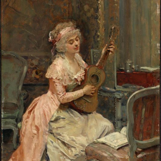 Woman with a Guitar