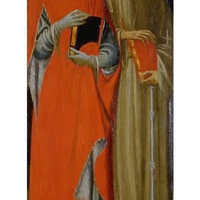 St Jerome and St Francis; reverse, Mary Magdalene embracing The Cross