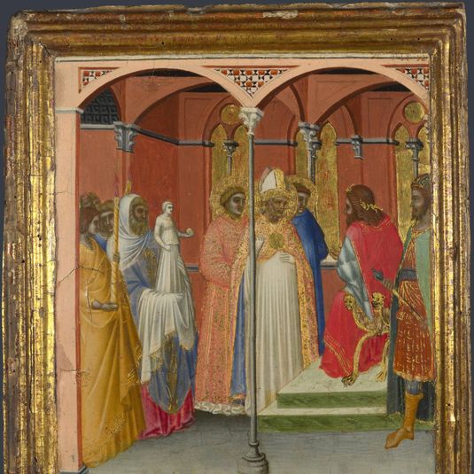 Saint Sabinus before the Roman Governor of Tuscany