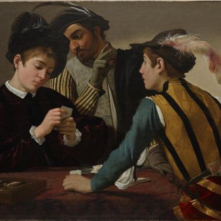 The Cardsharps by Caravaggio