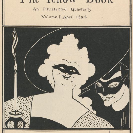 Cover of "The Yellow Book: an Illustrated Quarterly", Volume I, April 1894