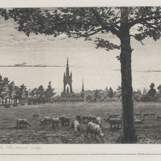 Hyde Park, The Albert Memorial (Twilight)