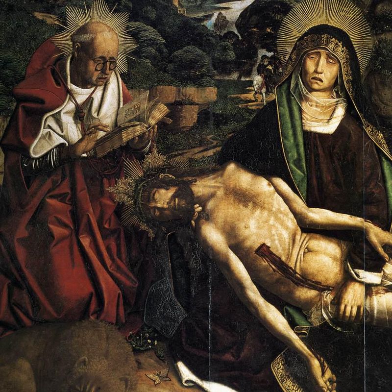 Pietà of Canon Luis Desplá (detail)