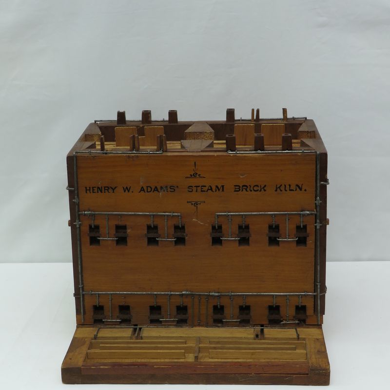 Patent model, brick kiln