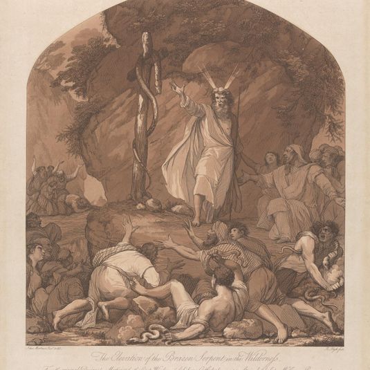 The Elevation of the Brazen Serpent in the Wilderness