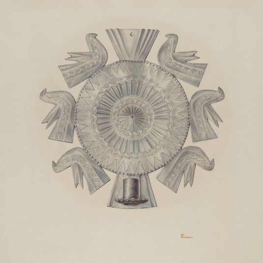 Cut Tin Candleholder
