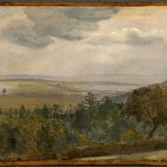 Extensive Landscape with Clouds
