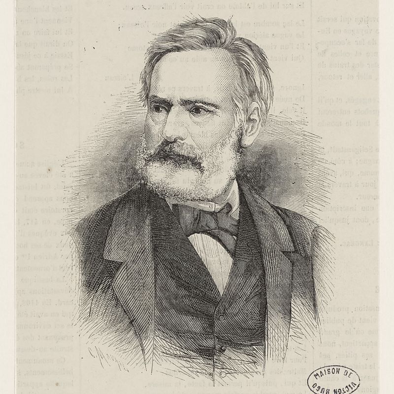 Victor Hugo, d'après une photographie de M. Bertall